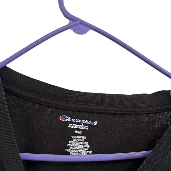 Champion Black Long Sleeve Shirt 2XLT - Picture 2 of 4